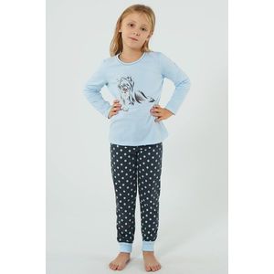 Dívčí pyžamo Italian Fashion 140H Dog - bavlna Světle modrá 6 let obraz
