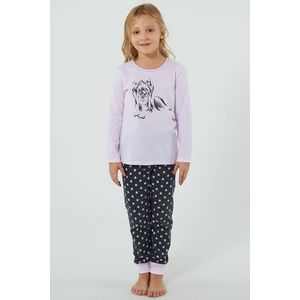 Dívčí pyžamo Italian Fashion 140H Dog - bavlna Světle růžová 4 roky obraz