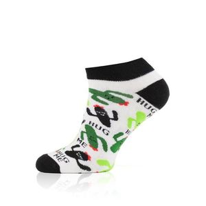 Dětské ponožky Italian Fashion S167S Picos Černo-bílá 30-34 obraz