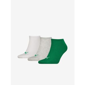 Puma Sneaker Plain Ponožky 3 páry Bílá obraz