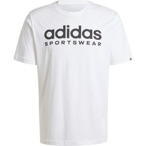 adidas SPORTSWEAR GRAPHIC TEE Pánské triko, bílá, velikost obraz