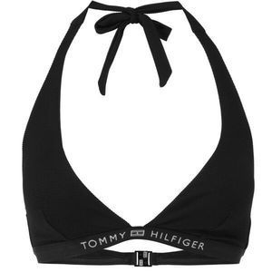 Tommy Hilfiger TRIANGLE FIXED RP Dámský horní díl plavek, černá, velikost obraz