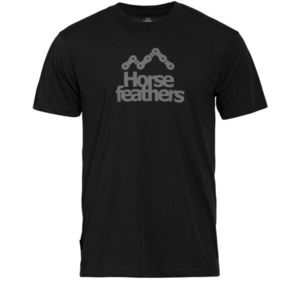 Horsefeathers ROOTER Pánské tričko, černá, velikost obraz