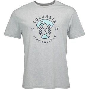 Columbia M RAPID RIDGE GRAPHIC TEE Pánské triko, šedá, velikost obraz