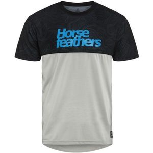 Horsefeathers FURY Pánské cyklistické tričko, šedá, velikost obraz