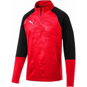 Puma CUP TRAININK 1 4 ZIPE Pánské triko, červená, velikost obraz