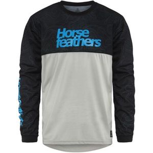 Horsefeathers FURY Pánské cyklistické tričko, šedá, velikost obraz