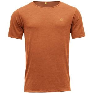 Devold VALLDAL MERINO 130 Pánské triko, oranžová, velikost obraz