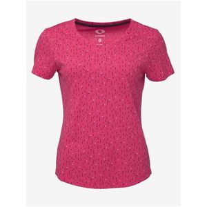 Růžové dámské vzorované tričko LOAP BAKLAVA obraz