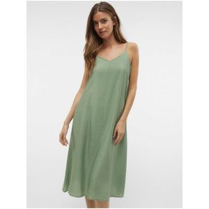 Zelené dámské šaty Vero Moda Josie obraz