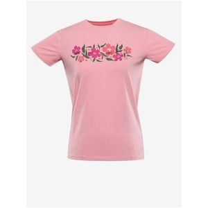 Růžové dámské tričko NAX NERGA obraz