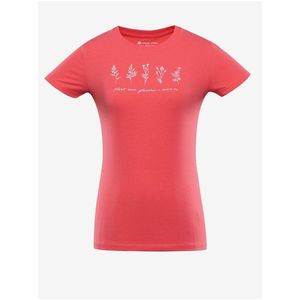 Červené dámské tričko ALPINE PRO NORDA obraz