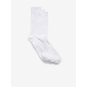 Sada tří párů ponožek v bílé barvě GAP obraz