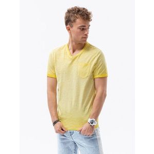 Trendové žluté tričko S1388 obraz