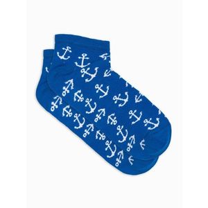 Veselé modré ponožky Kotva U177 obraz