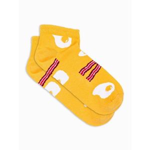 Veselé žluté ponožky U177 obraz