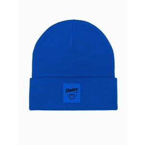 Modrá stylová pánská čepice H103 obraz
