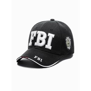 Trendy černá kšiltovka FBI H115 obraz