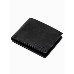 Elegantní černá peněženka A607 obraz