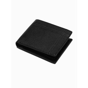 Kožená peněženka v černé barvě A790 obraz