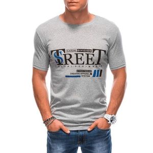 Jedinečné šedé tričko s nápisem street S1894 obraz