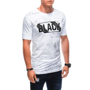 Jedinečné bílé tričko s nápisem BLACK S1903 obraz