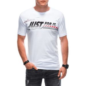 Originální bílé tričko s motivačním nápisem S1885 obraz