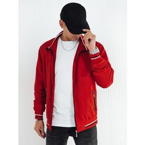 Jedinečná červená přechodná trendy bunda obraz