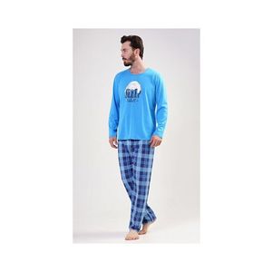 Modré pánské pyžamo Sleep well obraz