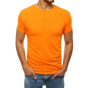 Jedinečné oranžové pánské tričko obraz