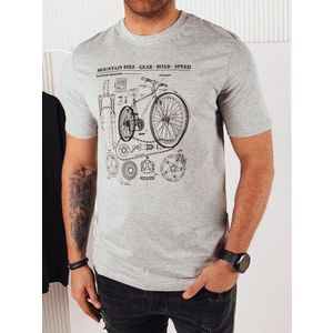 Trendy šedé tričko pro cyklisty obraz