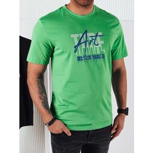 Módní zelené tričko s nápisem obraz