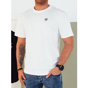 Trendy bílé tričko s jemným logem obraz