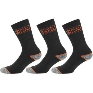 BLACK & DECKER SOCKS 3P Pracovní ponožky, černá, velikost obraz