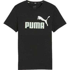 Puma ESSENTIALS+2 COL LOGO TEE Dětské triko, černá, velikost obraz