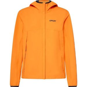Oakley ELEMENTS SHELL Pánská bunda na kolo, oranžová, velikost obraz
