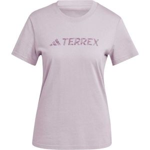 adidas TERREX CLASSIC LOGO TEE Dámské triko, růžová, velikost obraz