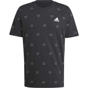 adidas SEASONAL ESSENTIALS MONOGRAM GRAPHIC T-SHIRT Pánské tričko, černá, velikost obraz