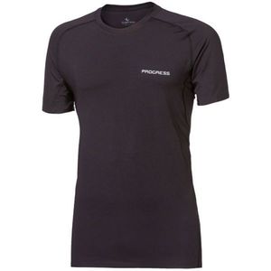 PROGRESS ARROW MAN Pánské běžecké triko, černá, velikost obraz
