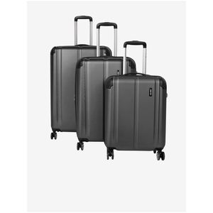 Sada cestovních kufrů Travelite City 4w S, M, L Anthracite – sada 3 kufrů obraz