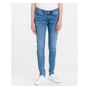 Modré dámské skinny fit džíny Jeans Pepe Jeans obraz