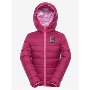 Růžová holčičí oboustranná bunda Alpine Pro IDIKO 2 obraz