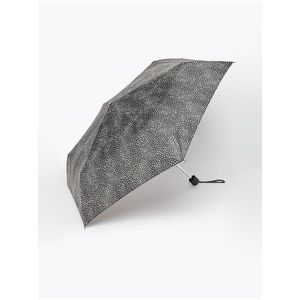Puntíkovaný pevný deštník Marks & Spencer černá obraz