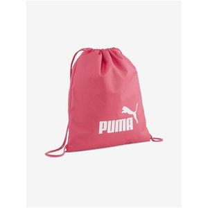 Růžový dámský sportovní vak Puma Phase Gym Sack obraz