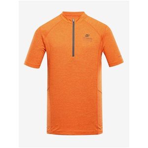 Oranžové pánské cyklistické tričko ALPINE PRO Geret obraz