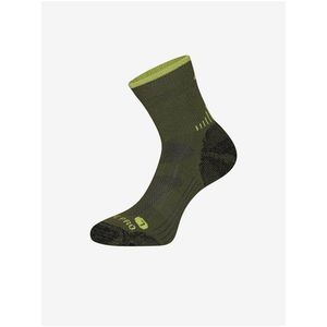 Zelené ponožky z merino vlny ALPINE PRO Kerowe obraz