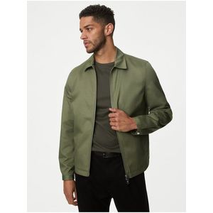 Zelená pánská bunda typu Harrington, Marks & Spencer obraz
