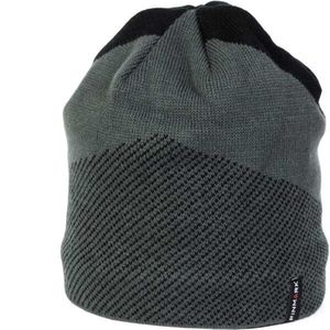 Finmark WINTER HAT Pánská zimní pletená čepice, šedá, velikost obraz