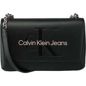 Calvin Klein SCULPTED EW FLAP CONV25 MONO Dámská kabelka, černá, velikost obraz