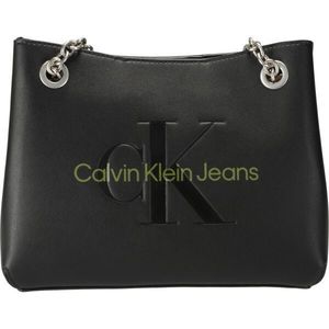 Calvin Klein SCULPTED SHOULDER BAG24 MONO Dámská kabelka, černá, velikost obraz